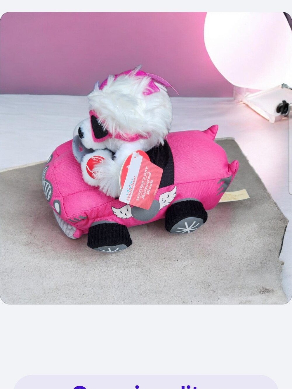 Poodle In Pink Car, Plays Song , Scroll To End 2 See Video Clip